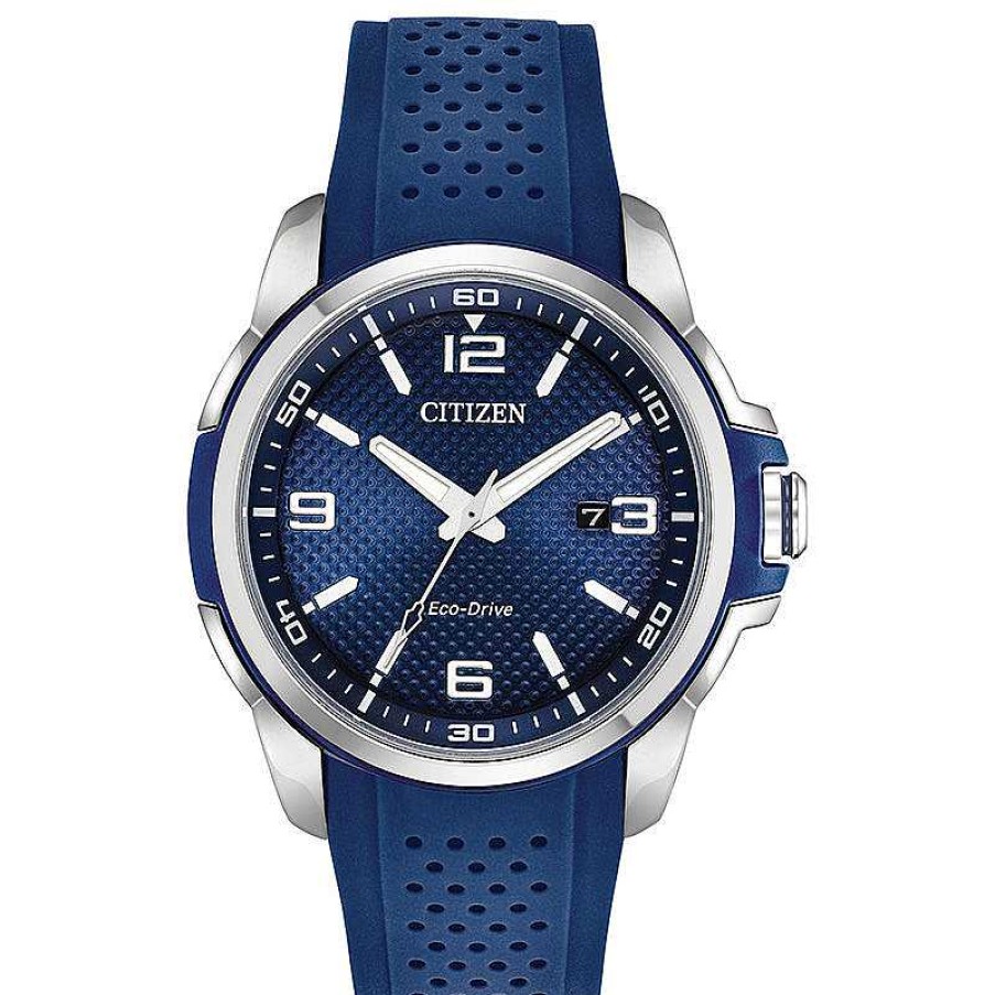 Citizen Men'S Drive From Citizen Eco-Drive® Ar Strap Watch With Blue Dial (Model: Aw1158-05L) Watches