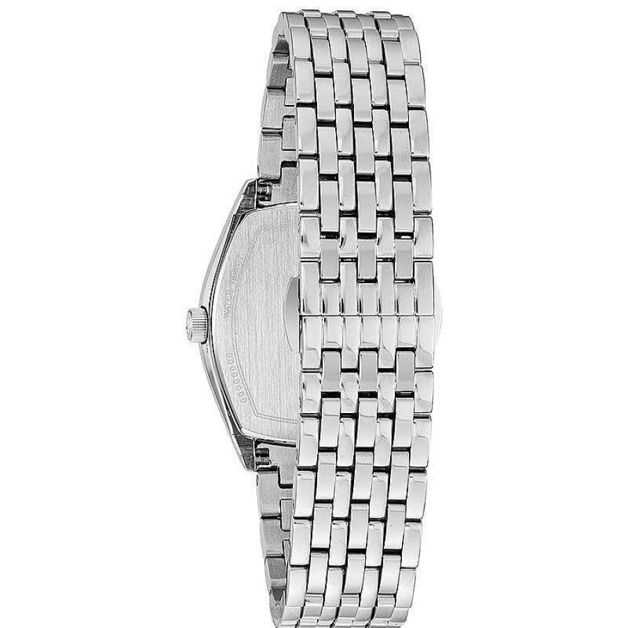 Bulova Ladies' Bulova Classic Watch With Tonneau White Dial (Model: 96M145) Watches