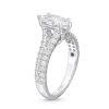 Zales True Lab-Created Diamonds By Vera Wang Love 1-3/8 Ct. T.W. Marquise Split Shank Engagement Ring In 14K White Gold Rings