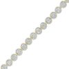 Zales 1/4 Ct. T.W. Diamond Tennis Bracelet In Sterling Silver With 14K Gold Plate - 7.25" Bracelets