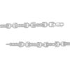 Zales 1/4 Ct. T.W. Diamond Bar "X" Link Bracelet In Sterling Silver - 7.5" Bracelets