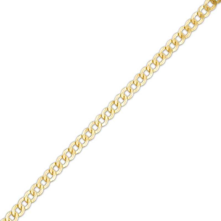 Zales 2.7Mm Curb Chain Bracelet In Solid 14K Gold - 7.5" Bracelets