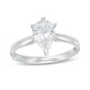 Zales 1 Ct. T.W. Certified Pear-Shaped Diamond Solitaire Engagement Ring In 14K White Gold (I/I2) Rings