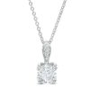 Zales Love'S Destiny By Zales 5/8 Ct. T.W. Certified Diamond Solitaire Pendant In 14K White Gold (I/I2) Necklaces