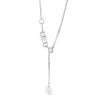 Zales Made In Italy Men'S 0.8Mm Adjustable Box Chain Necklace In 14K White Gold - 22" Necklaces