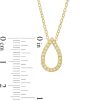 Zales Remixed Reimagined 1/6 Ct. T.W. Diamond Open Pear-Shaped Pendant In 10K Gold Necklaces