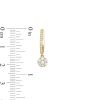 Zales 1/2 Ct. T.W. Multi-Diamond Dangle Flower Drop Earrings In 10K Gold Earrings