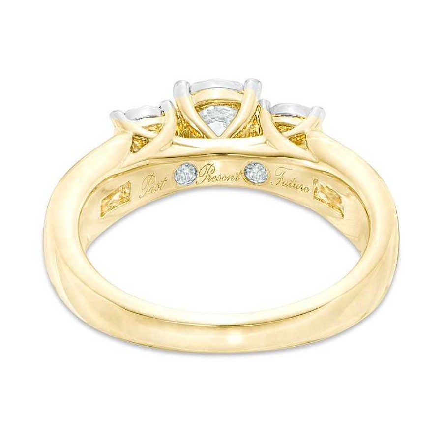 Zales 1 Ct. T.W. Diamond Past Present Future® Miracle Engagement Ring In 10K Gold Rings