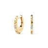 Zales Pdpaola At Zales Multi-Color Cubic Zirconia Hoop Earrings In Sterling Silver With 18K Gold Plate Earrings