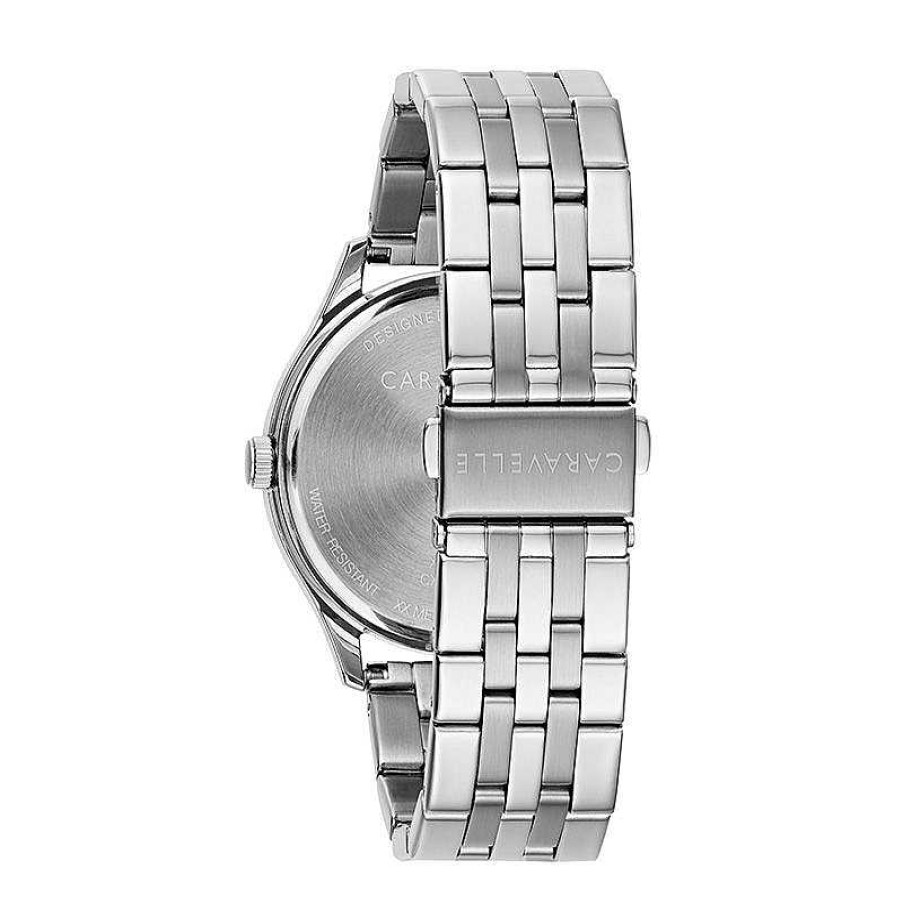 CARAVELLE Men'S Caravelle By Bulova Watch With Silver-Tone Dial (Model: 43B163) Watches