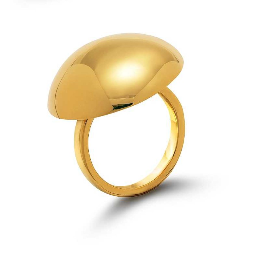 Zales Zales X Soko Obiti Medallio Ring In Brass With 24K Gold Plate Rings