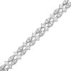 Zales 2-1/2 Ct. T.W. Lab-Created Diamond Two-Row Bracelet In 10K White Gold Bracelets