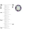 Zales 5.0Mm Cushion-Cut Lab-Created Opal And Amethyst Earrings In Sterling Silver Earrings