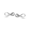 Zales Vera Wang Love Collection Bow Stud Earrings In Sterling Silver Earrings