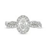 Zales Kleinfeld® X Zales 1-3/4 Ct. T.W. Certified Oval Lab-Created Diamond Frame Twist Engagement Ring In Platinum (F/Vs2) Rings