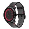 Movado Men'S Movado Bold® Tr90 Black Strap Watch With Red Dial And Date Window (Model: 3601110) Watches