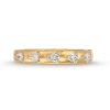 Zales 1/4 Ct. T.W. Pear-Shaped Diamond Sideways Five Stone Anniversary Band In 14K Gold Rings