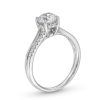 Zales 1 Ct. T.W. Diamond Split Shank Engagement Ring In 14K White Gold Rings