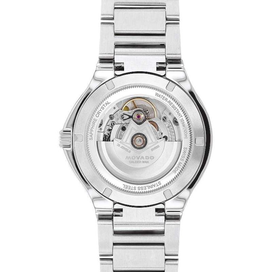 Movado Ladies' Movado Se Automatic 1/4 Ct. T.W. Diamond Two-Tone Pvd Watch With Champagne Dial (Model: 607683) Watches