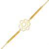 Zales Madeira Citrine Sacral Chakra Symbol Bracelet In Sterling Silver With 18K Gold Plate 7.75" Bracelets