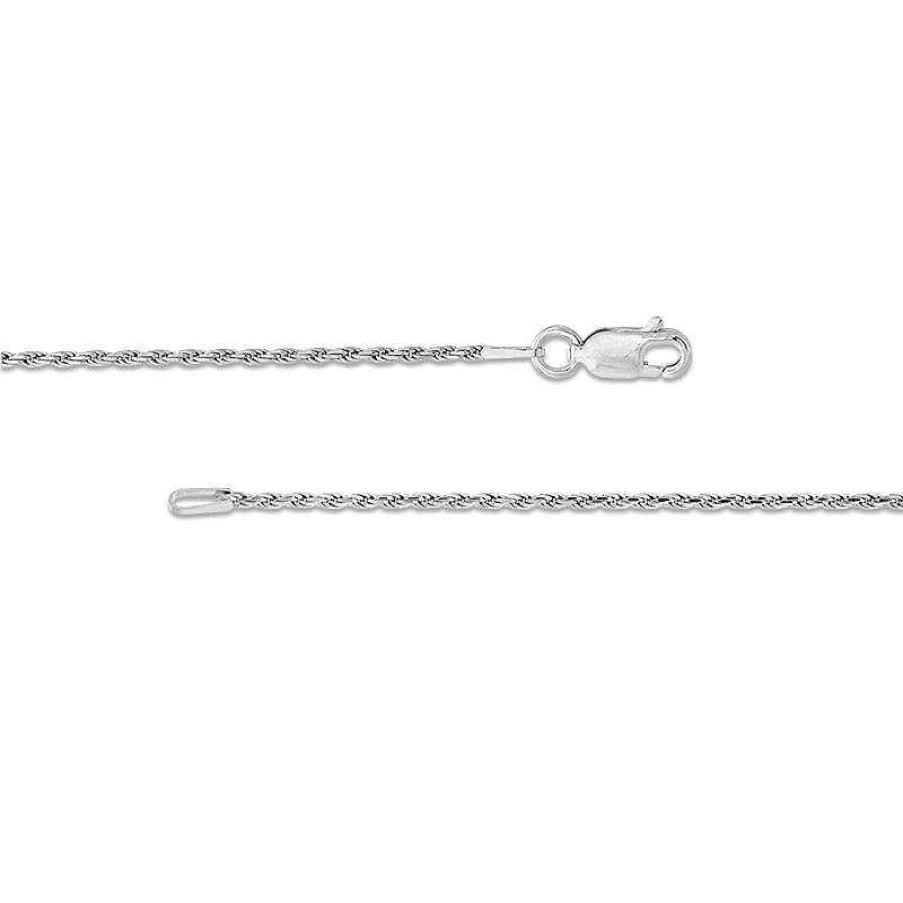 Zales 1.4Mm Rope Chain Necklace In Sterling Silver - 18" Necklaces