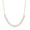 Zales Cultured Freshwater Pearl Choker Necklace In 10K Gold - 16" Necklaces