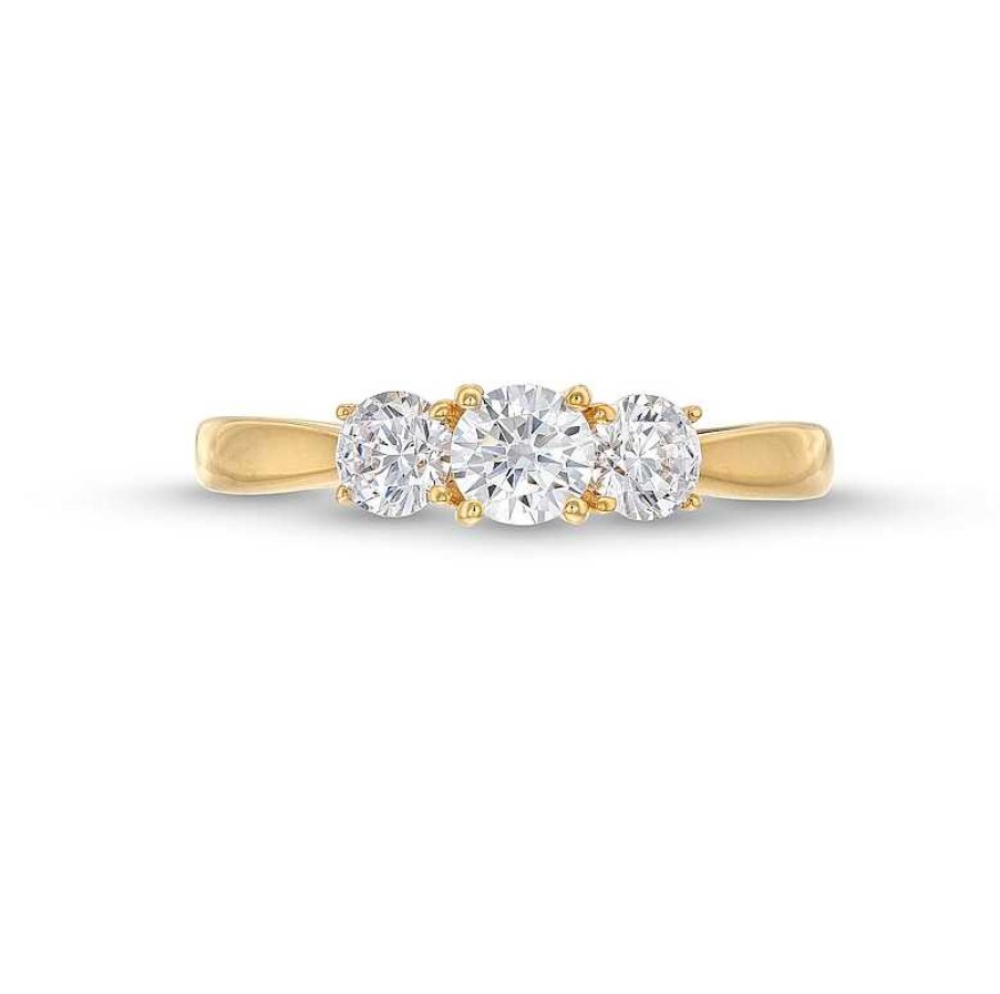 Zales 1 Ct. T.W. Diamond Past Present Future® Engagement Ring In 14K Gold Rings