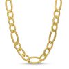 Zales Men'S 5.8Mm Figaro Chain Necklace In Hollow 14K Gold - 22" Necklaces