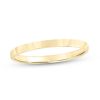 Zales 2.0Mm Engravable Low Dome Comfort-Fit Wedding Band In 10K Gold (1 Line) Rings