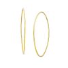 Zales 60.0Mm Continuous Tube Hoop Earrings In 10K Gold Earrings