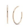 Zales 60.0Mm Tube Open Hoop Earrings In 14K Gold Earrings