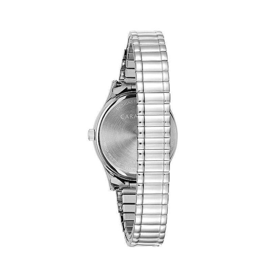 CARAVELLE Ladies' Caravelle By Bulova Expansion Watch With White Dial (Model: 43M119) Watches