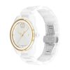 Movado Men'S Movado Bold® Verso White Ceramic Watch With White Dial (Model: 3600900) Watches