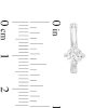 Zales 1 Ct. T.W. Certified Lab-Created Diamond Solitaire Hoop Earrings In 14K White Gold (F/Si2) Earrings