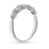 Zales 1/2 Ct. T.W. Diamond Frame Five Stone Band In 10K White Gold Rings