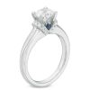 Zales Vera Wang Love Collection 1-1/10 Ct. T.W. Diamond Solitaire Collar Engagement Ring In 14K White Gold Rings