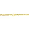 Zales 0.19Mm Diamond-Cut Rolo Chain Heart Anklet In Hollow 14K Gold - 10" Bracelets