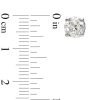 Zales 1/2 Ct. T.W. Diamond Solitaire Stud Earrings In 10K White Gold (J/I3) Earrings