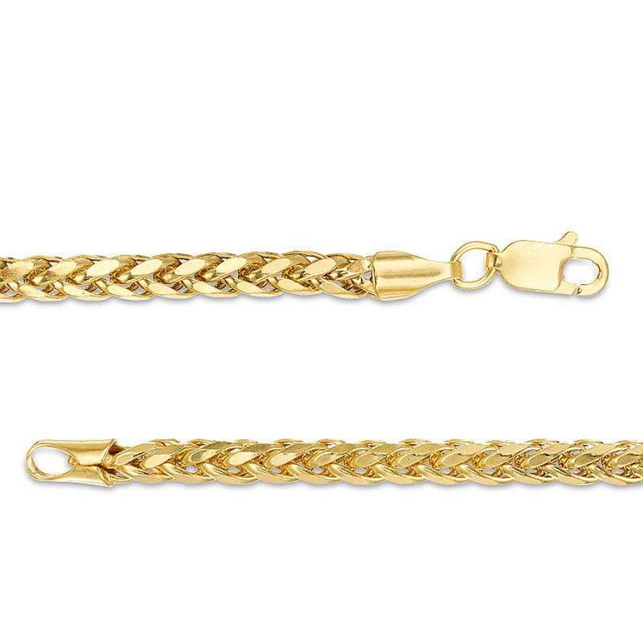 Zales Ladies' 3.15Mm Diamond-Cut Franco Snake Chain Necklace In 14K Gold - 20" Necklaces