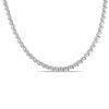 Zales 1/2 Ct. T.W. Diamond "S" Tennis Necklace In Sterling Silver - 17" Necklaces