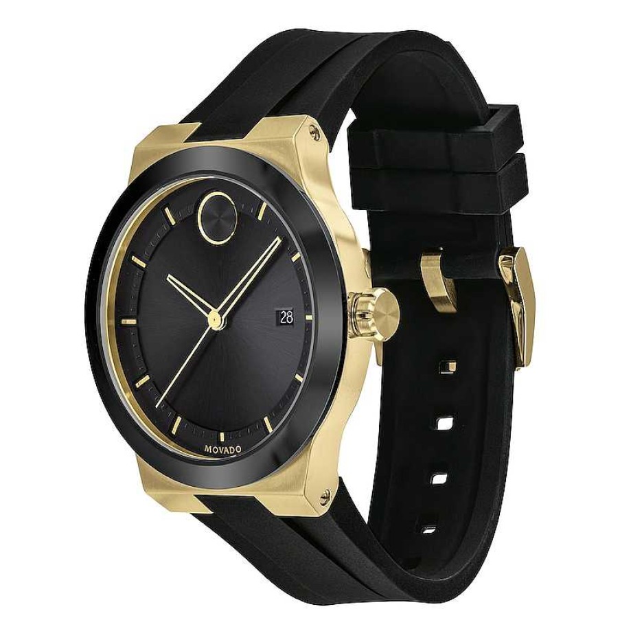 Movado Men'S Movado Bold® Fusion Two-Tone Ip Strap Watch With Black Dial (Model: 3600623) Watches