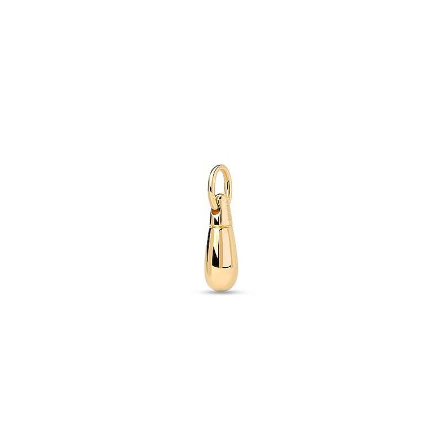 Zales Pdpaola At Zales Small Teardrop Stackable Hoop Earring And Necklace Charm In Sterling Silver With 18K Gold Plate Necklaces