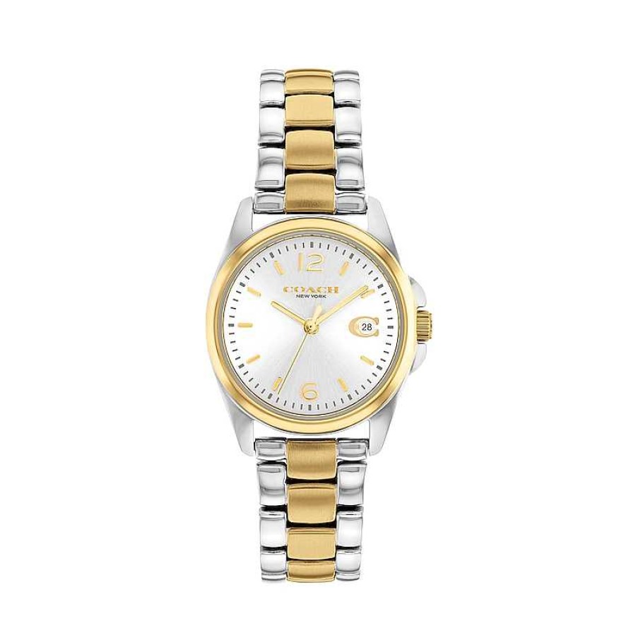 Coach Ladies' Coach Greyson Two-Tone Watch With Silver-Tone Dial (Model: 14503909) Watches