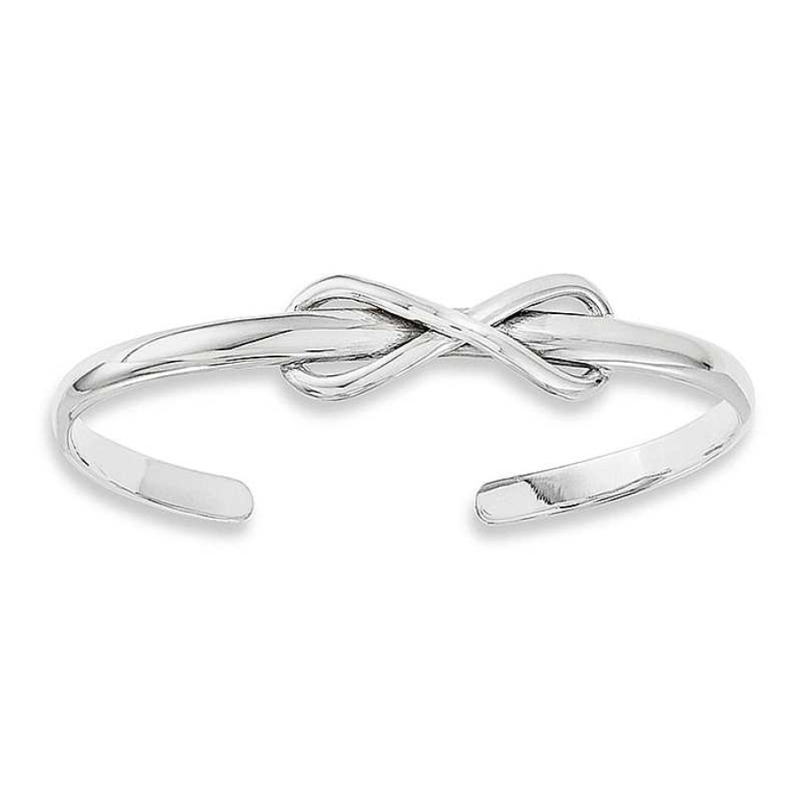 Zales Infinity Cuff In Sterling Silver - 8.0" Bracelets