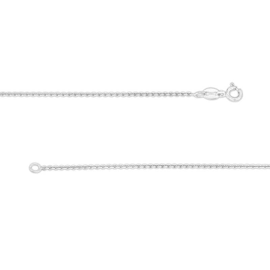 Zales 1.4Mm Cable Chain Necklace In Sterling Silver - 20" Necklaces