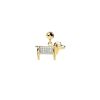 Zales Pdpaola At Zales Cubic Zirconia Dog Bead Charm In Sterling Silver With 18K Gold Plate Necklaces