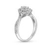 Zales 1 Ct. T.W. Pear-Shaped Diamond Frame Ornate Vintage-Style Engagement Ring In 14K White Gold (I/I2) Rings