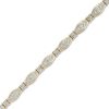 Zales 2 Ct. T.W. Diamond Alternating Links Bracelet In 10K Gold Bracelets