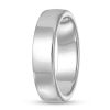 Zales 6.5Mm Engravable Euro Wedding Band In 14K White Gold (1 Line) Rings