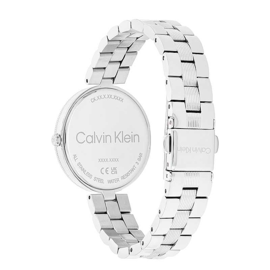 Calvin Klein Ladies' Calvin Klein Minimal Watch With Pink Dial (Model: 25100015) Watches